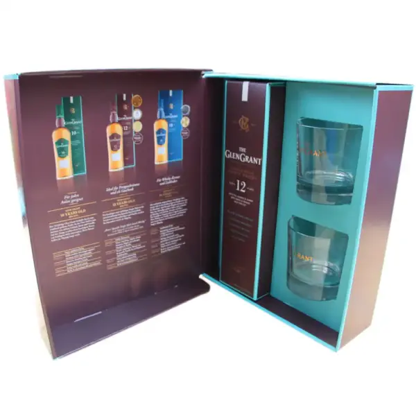 Glen Grant 12 Jahre 0,7 Liter 43 % Geschenkset