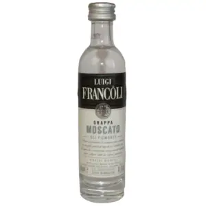Luigi Francoli Grappa Moscato 0,05 Liter und 41,5 % Vol. 3,48€