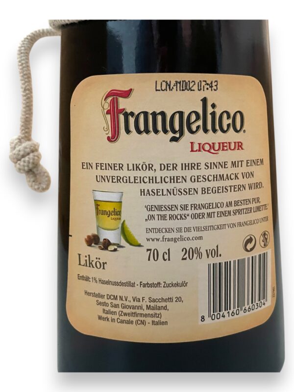 Frangelico Haselnusslikör 0.7 Liter und 20 % Vol. – Bild 3