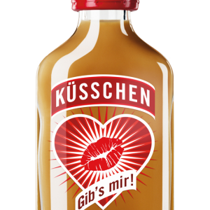 Küsschen Sahnelikör (20 Fläschchen x 0.02 Liter in Box) und 15 % Vol.