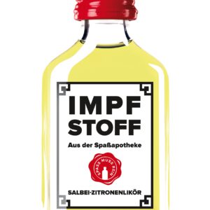 IMPFSTOFF Salbei Zitronenlikör 0,02 Liter und 17 % Vol. (20 Fläschchen in einer Box)