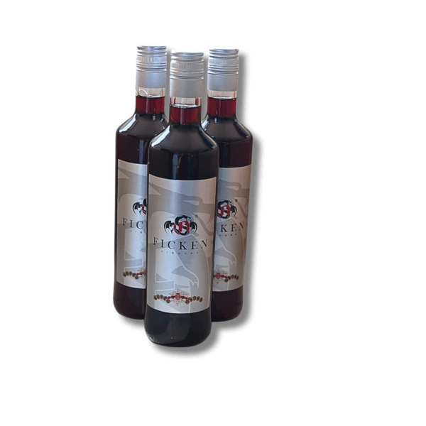 Ficken Likör Partyschnaps 0,7 Liter und 15 % Vol. ( Set mit 3 Flaschen)