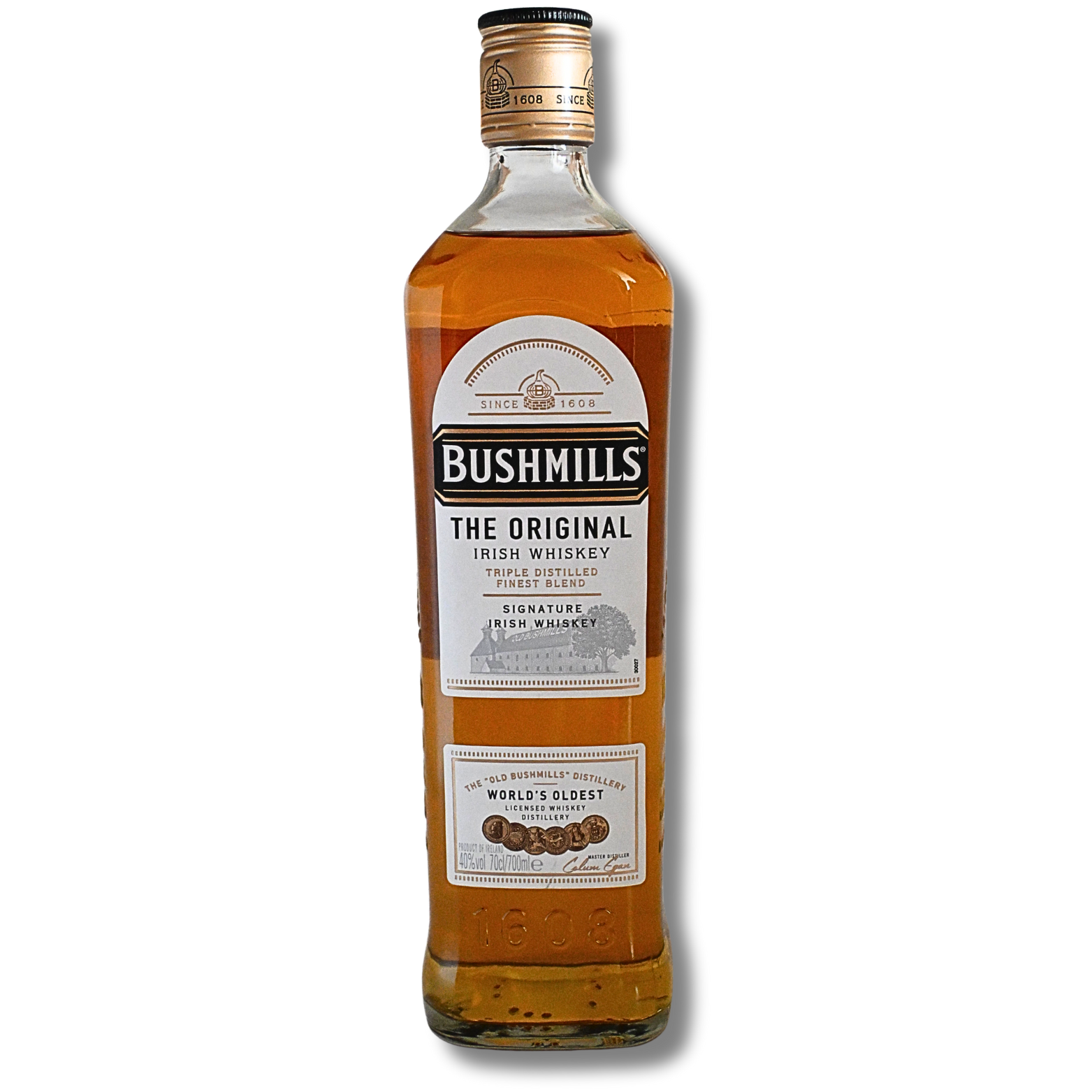 Bushmills Original White Label mit 0,7 Liter und 40 % Vol.