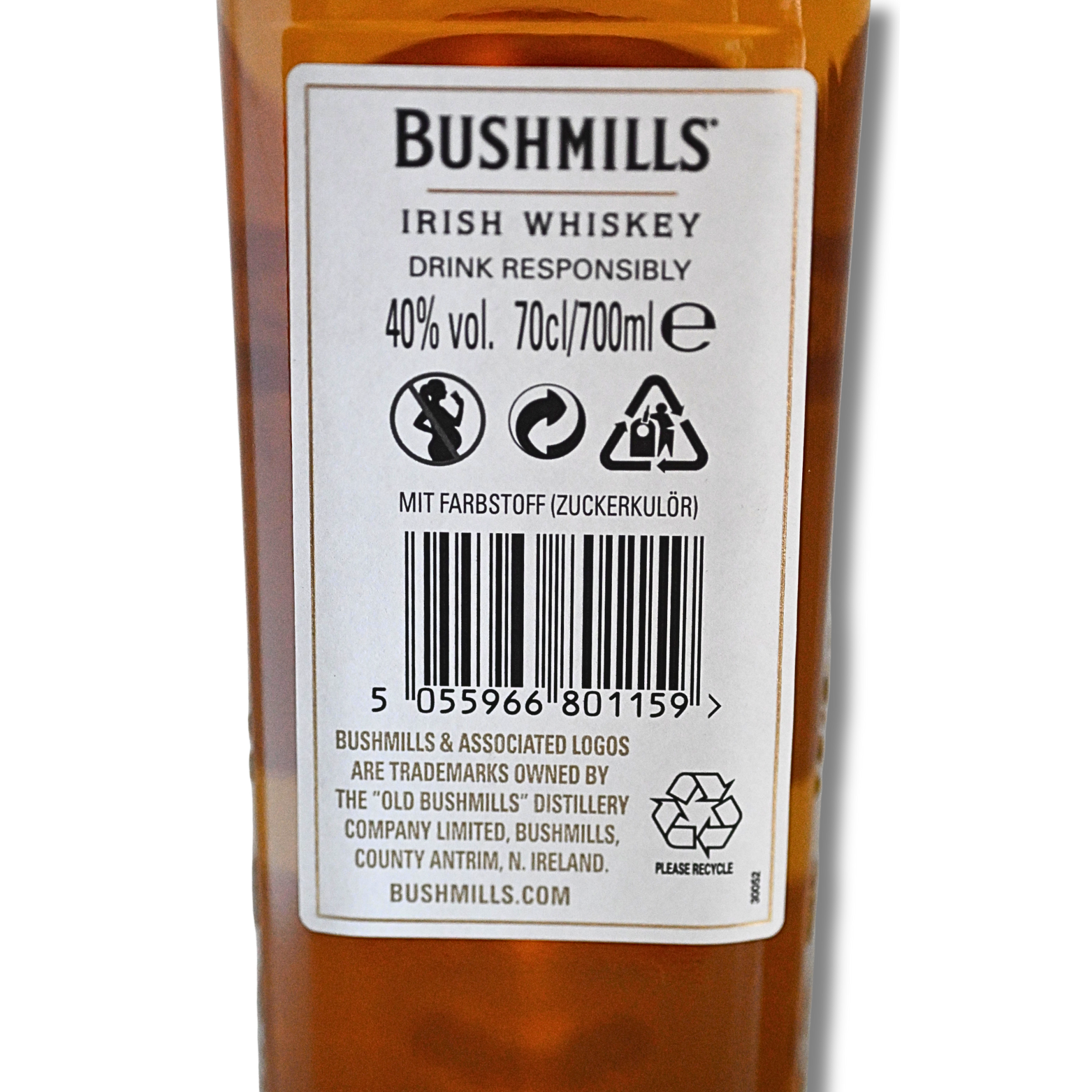 Bushmills Original White Label mit 0,7 Liter und 40 % Vol. – Bild 8
