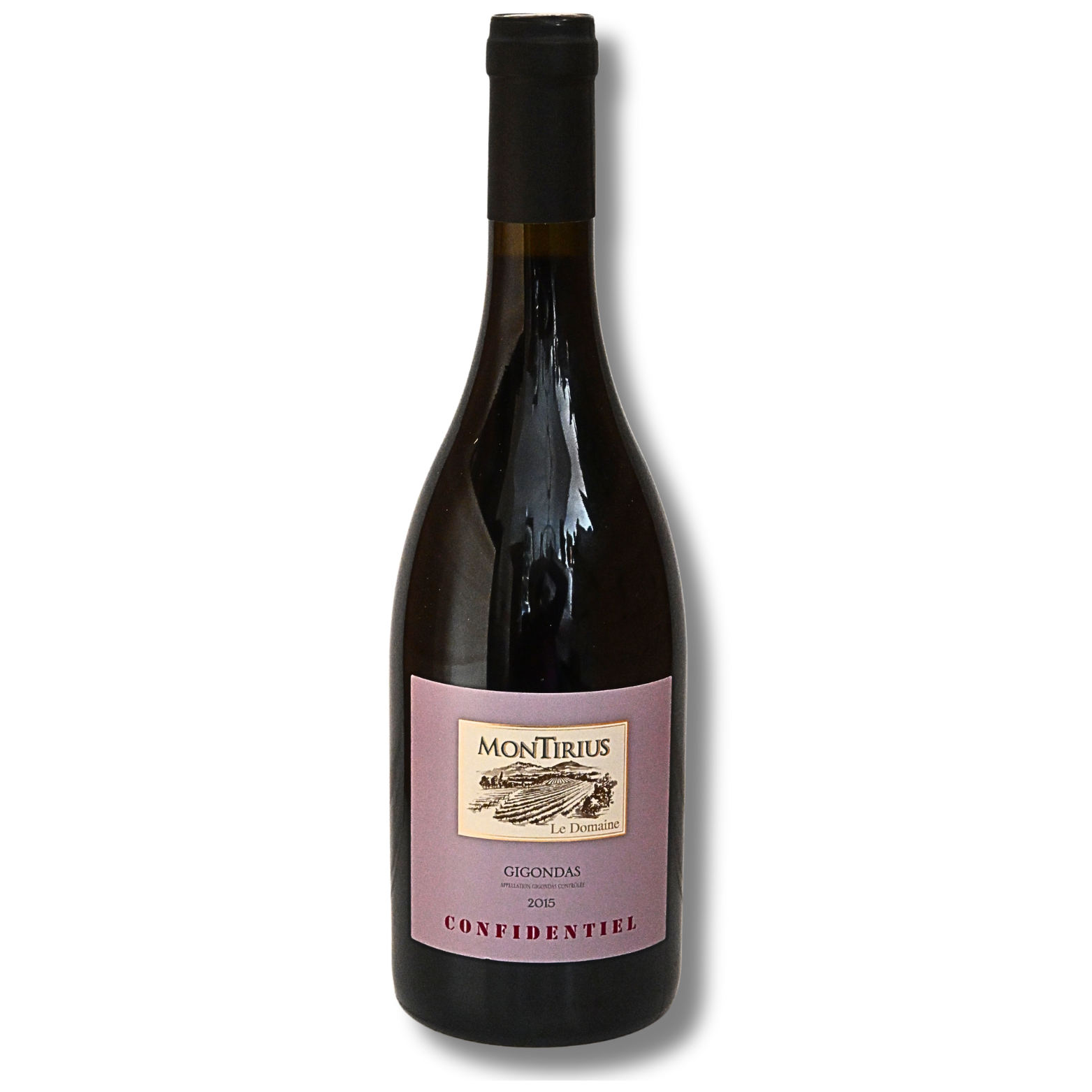Montirius Gigondas Confidentiel 2015 in 0,75 Liter und 15,5 % Vol.