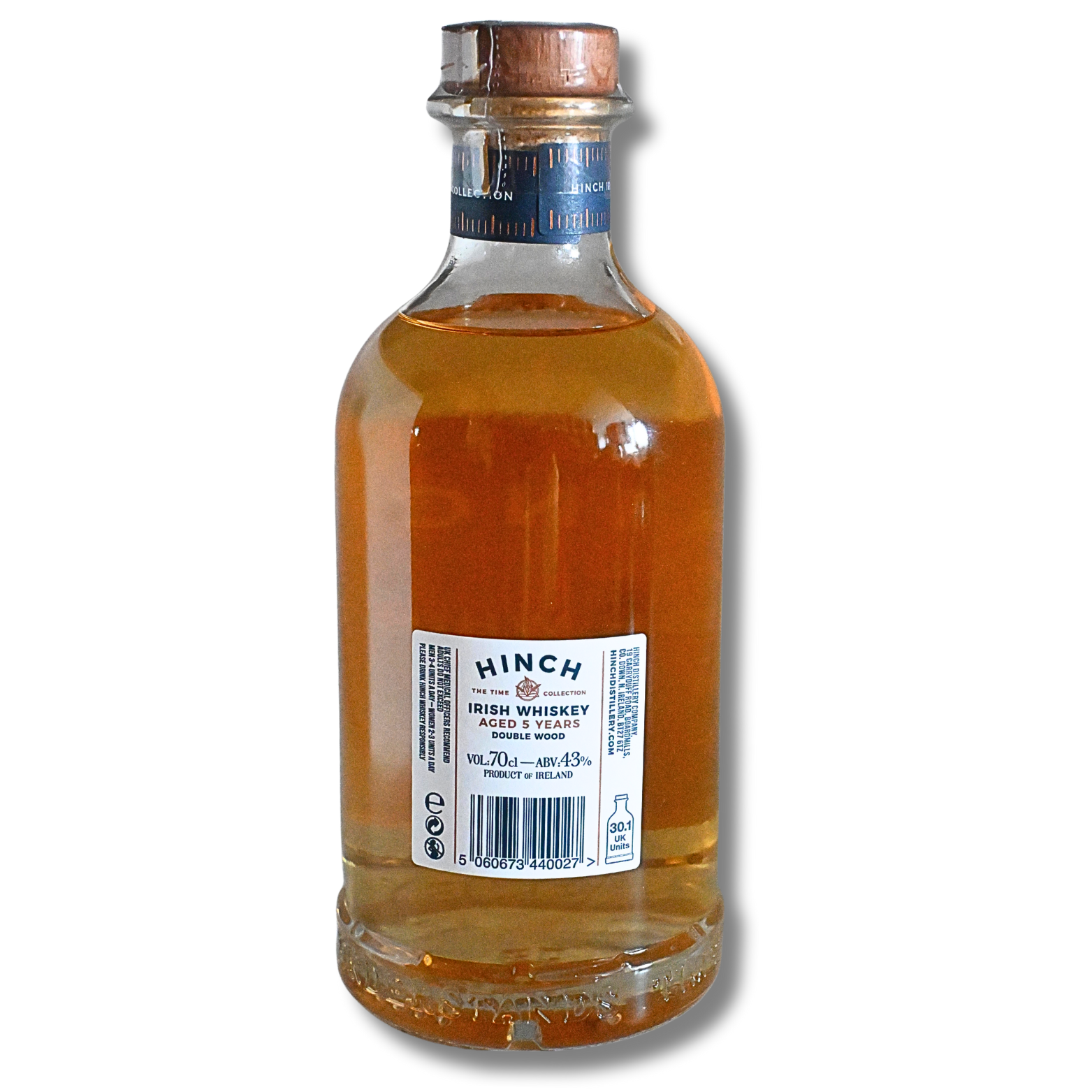Hinch 5 Jahre Double Wood 0,7 Liter 43 % Vol. – Bild 2