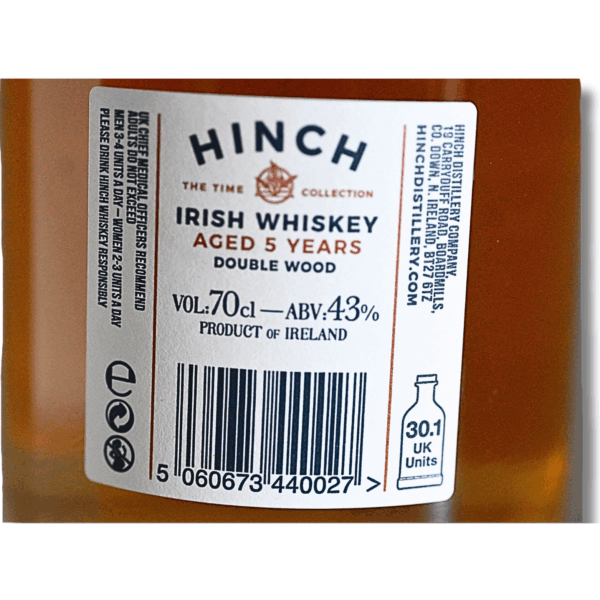 Hinch 5 Jahre Double Wood 0,7 Liter 43 % Vol. – Bild 8