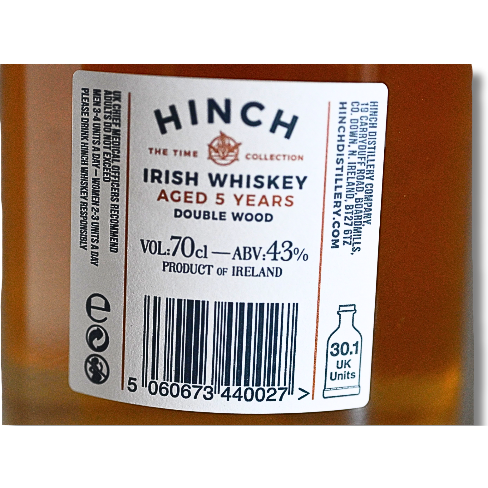 Hinch 5 Jahre Double Wood 0,7 Liter 43 % Vol. – Bild 8