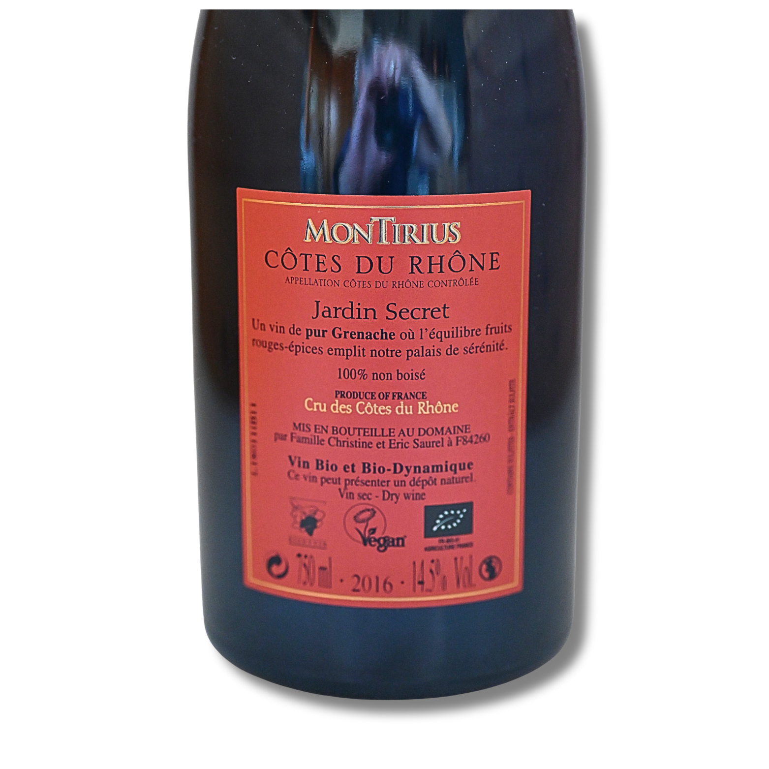 Montirius Jardin Secret 2016 in 0,75 Liter und 13,5 % Vol. – Bild 4