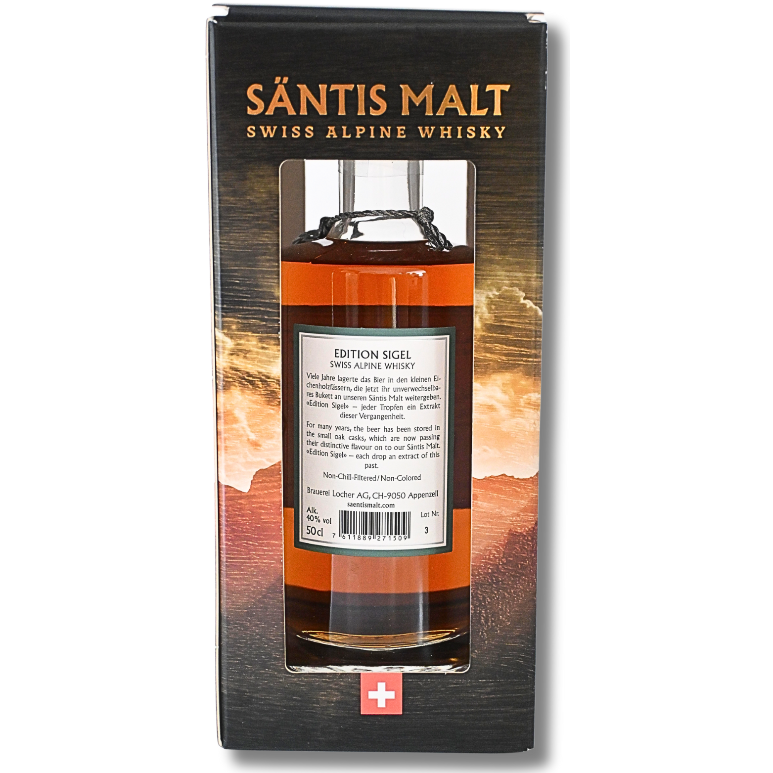 Säntis Malt Edition Sigel Whisky 0,5 Liter 40 % Vol. – Bild 4