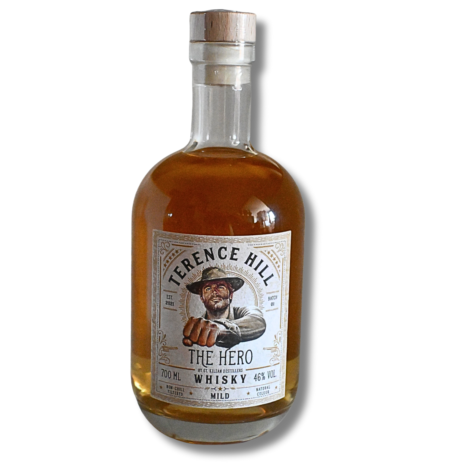 Terence Hill The Hero Whisky mild 0,7 Liter 46 % Vol.