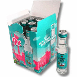 Berliner Luft Pfefferminzlikör ( 9 x 0,02 Liter und 18 % Vol. in Box)