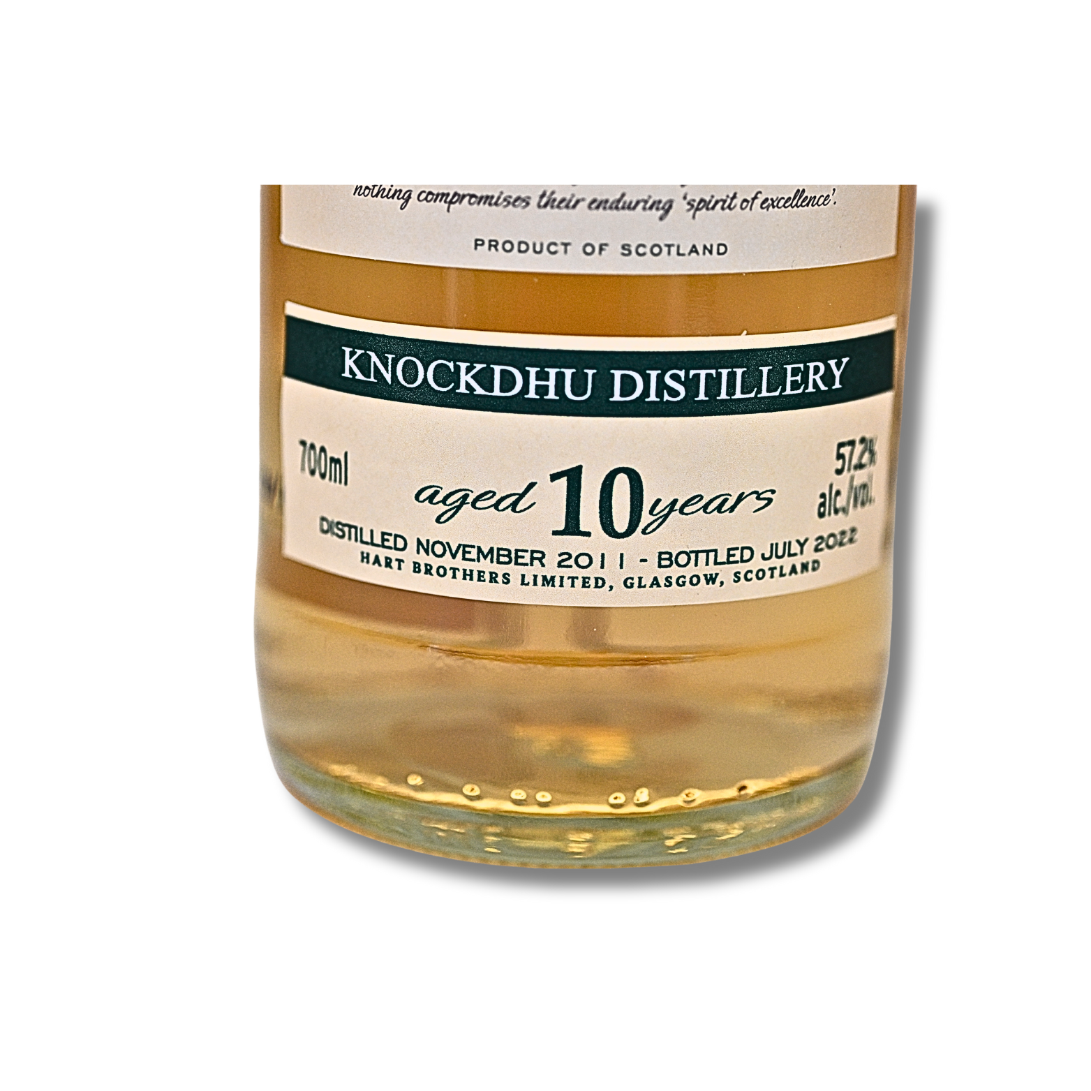 Hart Brothers 10 Jahre Knockdhu 0,7 Liter und 57,2 % Vol. – Bild 4