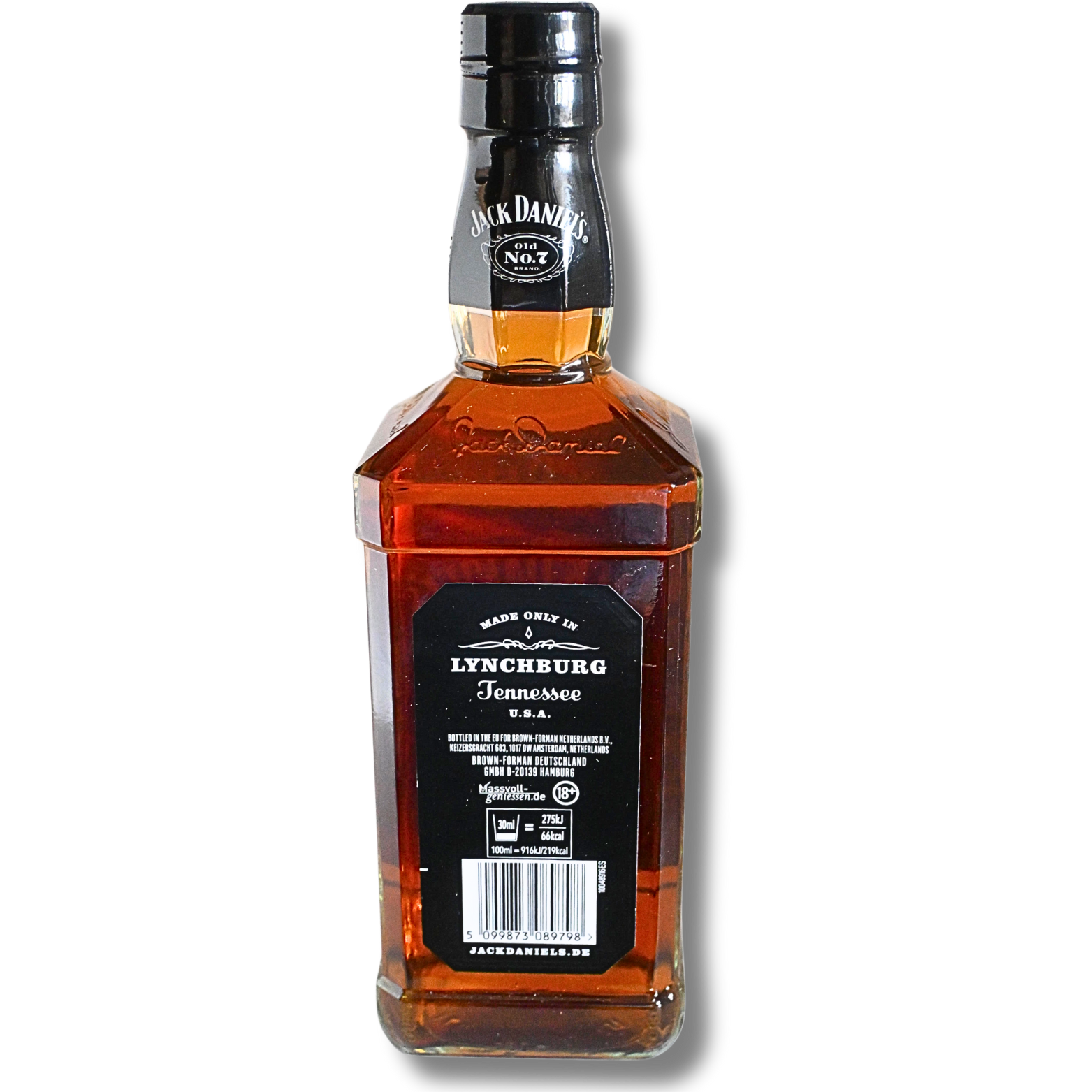 Jack Daniels Whiskey No. 7 in 0,7 Liter und 40 % Vol. – Bild 2