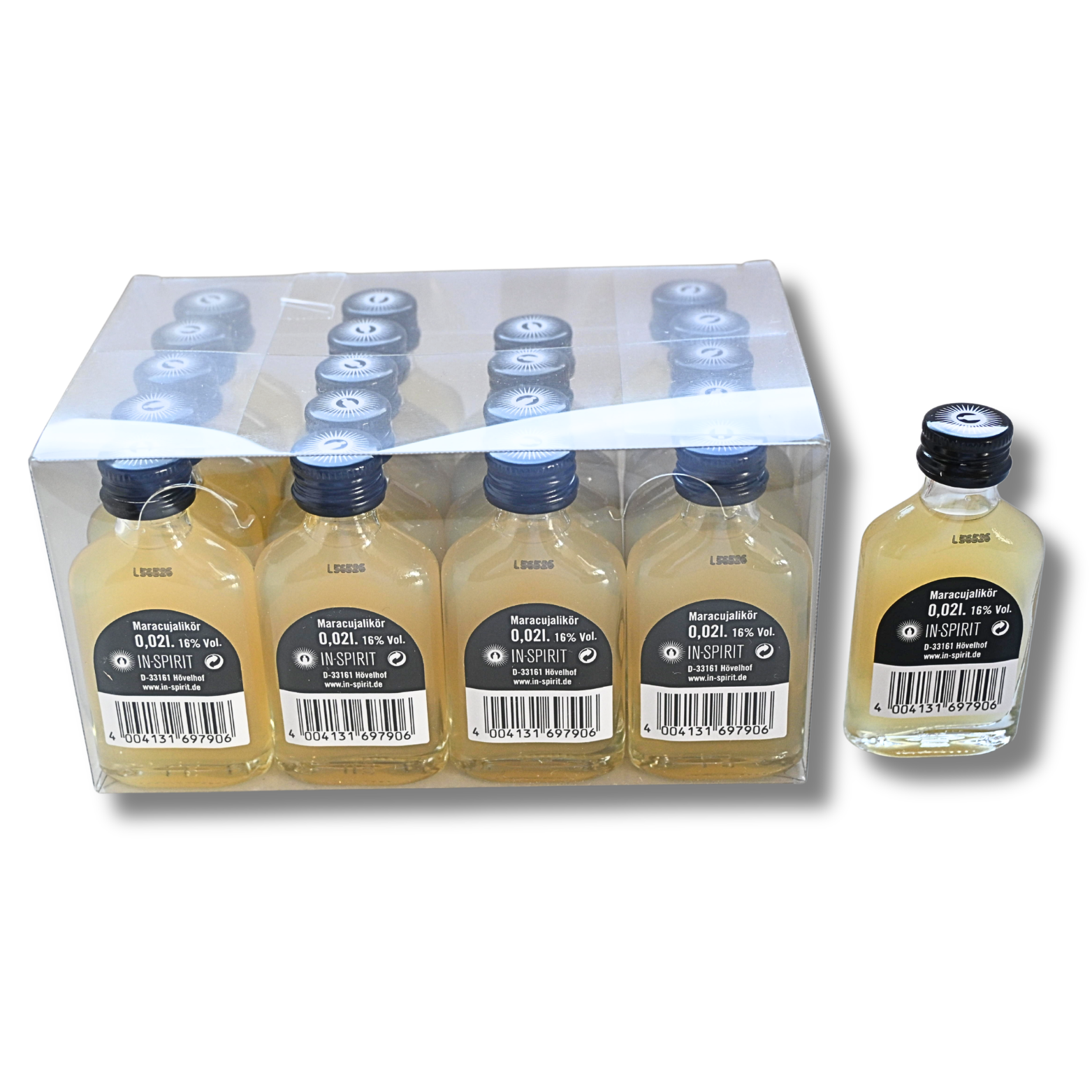 QUICKY Maracuja Likör (20 x 0,02 Liter PET ) – Bild 7